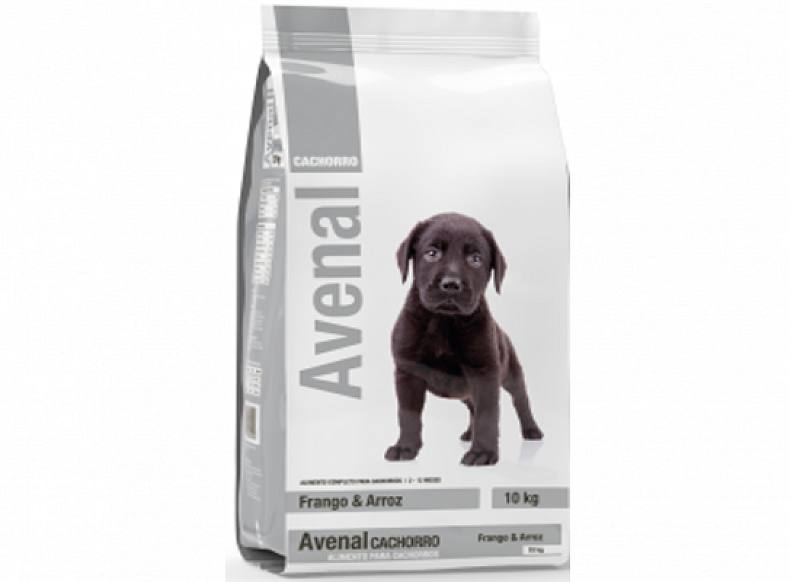 Puppy με κοτόπουλο και ρύζι.