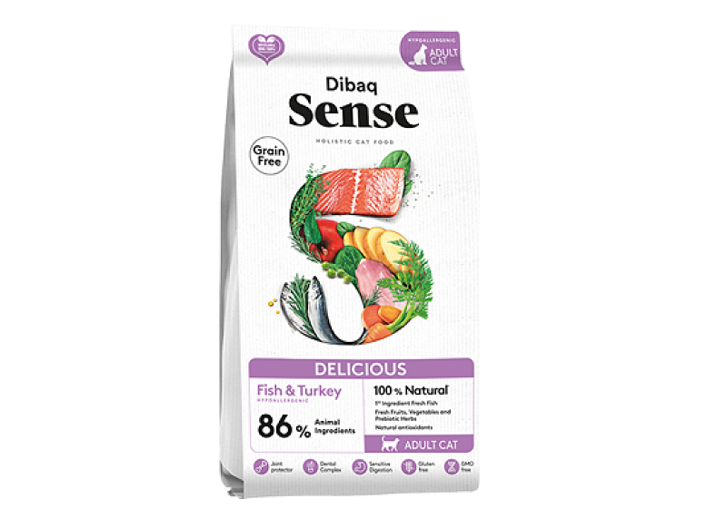 Sense Cat Holistic Hypoallergenic Grain Free Delicious Fish 